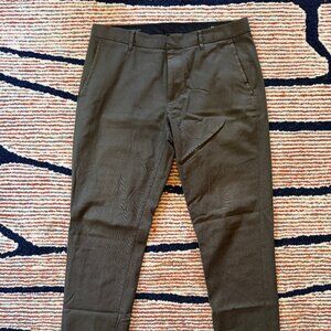 Bonobos Pants Mens 33x32 Olive Green Athletic Slim Fit Stretch Chinos